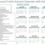 Richmond Public Schools Calendar With Holidays 2022 2023