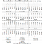 Salem Keizer School District 2022 2023 Calendar With Holidays
