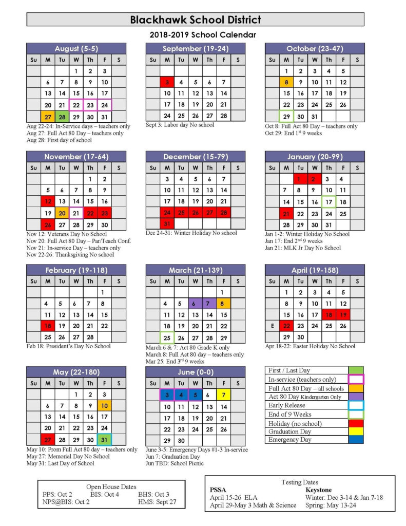 School Calendar Port St Lucie Working Calendar