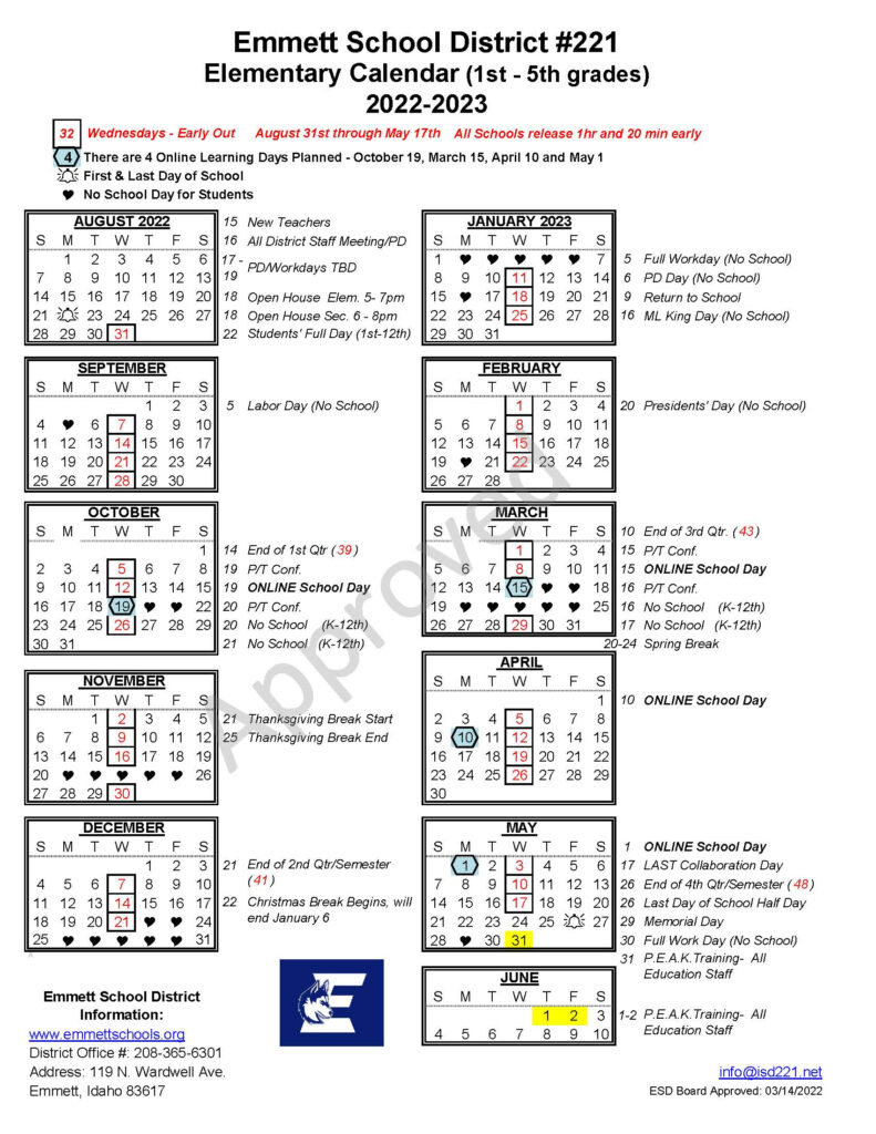 School Calendars Bell Schedules School Calendars