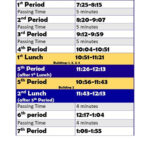 School Information Bell Schedule