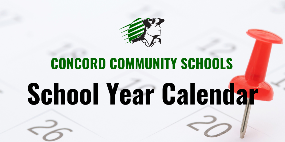 School Year Calendar Concord East Side Elementary