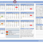 School Year Calendar Lakeshore School
