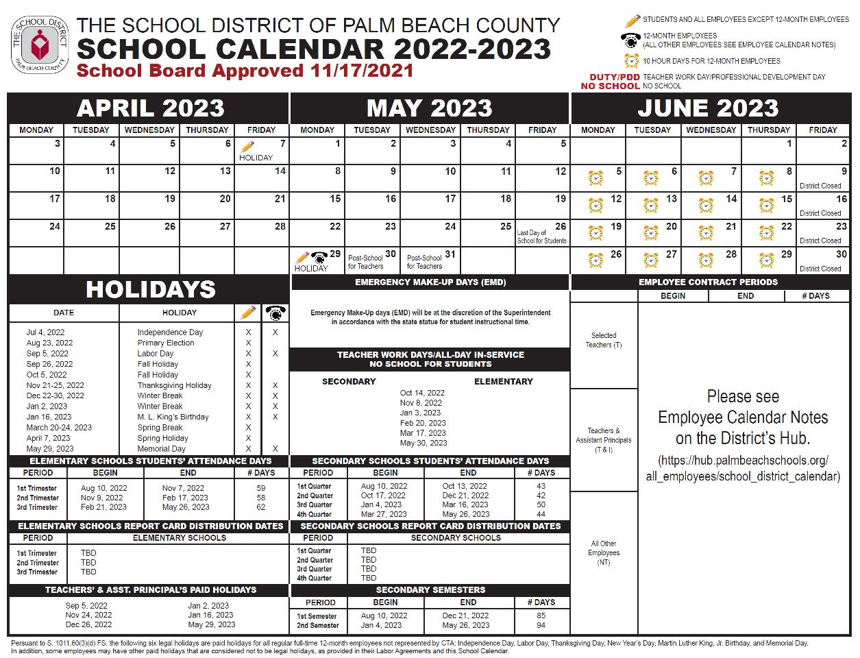 Jupiter High School Calendar 2023