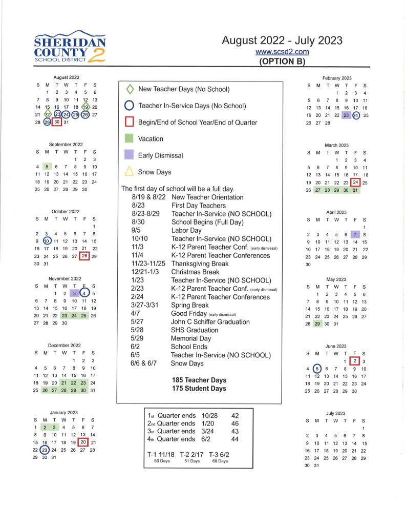 Scsd2 Calendar