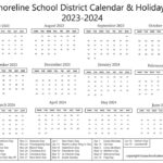 Shoreline School District Calendar Holidays 2023 2024
