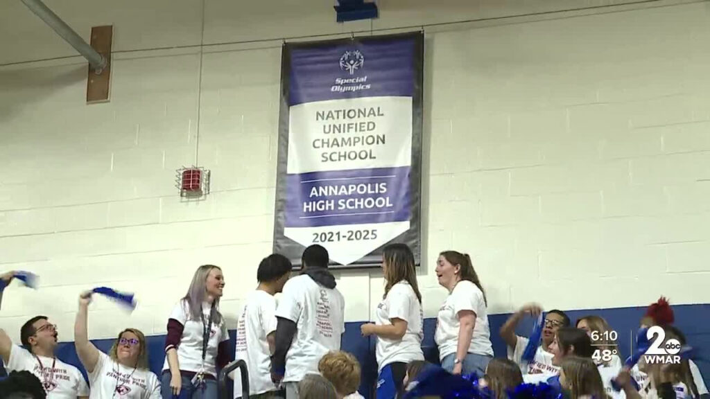 Special Olympics Honors Annapolis High School As National Champion School