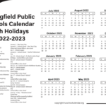 Springfield Public Schools Calendar With Holidays 2022 2023