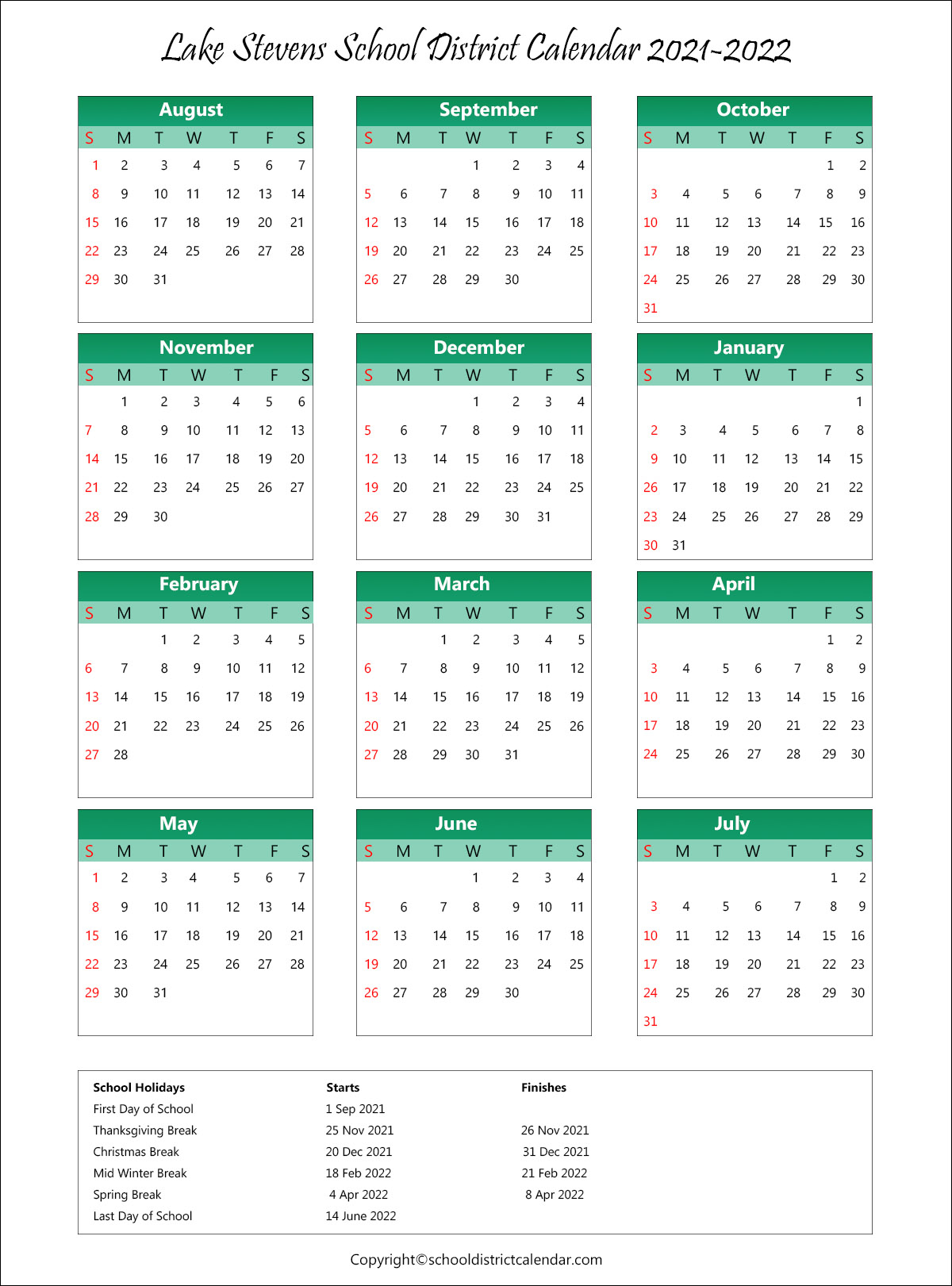 Stevens 2022 Apring Calendar January Calendar 2022