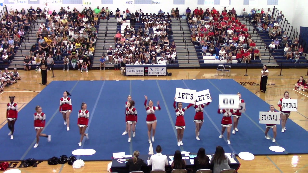 Stonewall Jackson High School At Harrisonburg Blue Streak Cheerleading