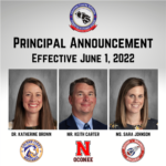 Three New Principals Named Effective June 1 2022