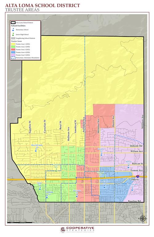 Trustee Area Map Trustee Area Map