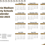 Virginia Madison County Schools Holidays US School Calendar