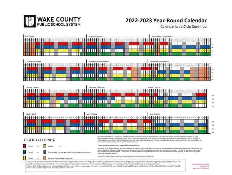 Wake County Year Round Calendar 2023 2024 Get Calendar 2023 Update