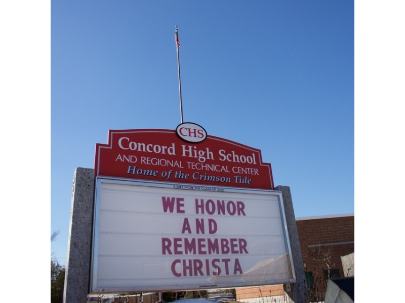 WATCH Concord High School Honors Christa McAuliffe Concord NH Patch