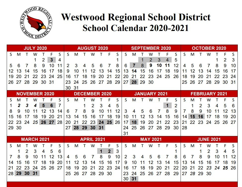 Westwood Calendar Customize And Print