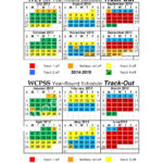 Year Round Calendar Wake County Free Calendar Template